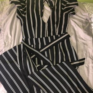 Black and White Jumpsuit